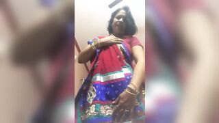 Desi aunty strip show