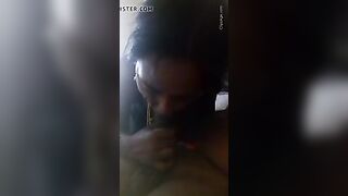 Tamil aunty sucking cock of her lover