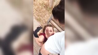 sucking in public