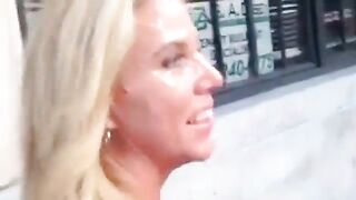 wife public walk with cum on face-livetaboocams.com