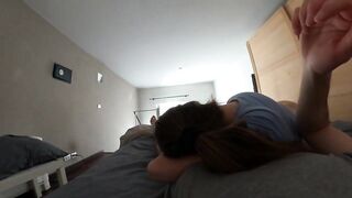 She KNOWS how to ride Reverse Cowgirl