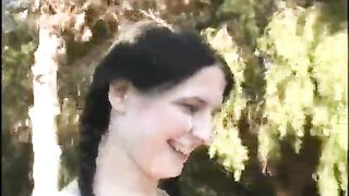 Public Cumshot-Lena Ramon Walks in Public wearing huge Rodney Blast