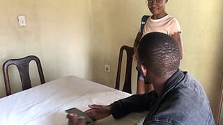Ebony Student Takes Advantage Of Her Teacher During A Lesson