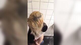 Lesbian femdom dominates a freind in bathroom humiliates her