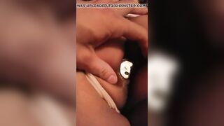Her plug was inside her ass
