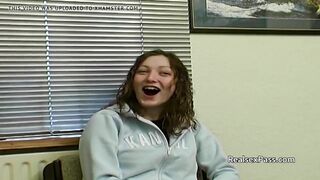 Amateur British teens behind the scenes audition