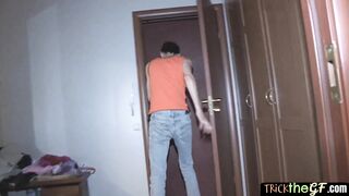 Petite russian cuckold ten pussyrammed