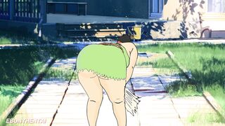 Tempting BBW Upskirt Leads to Hard Fuck from Long Dick (Hentai Uncensored)