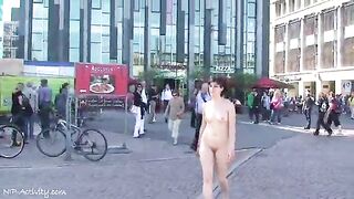 Spectacular Public Nudity With Miriam And Celine