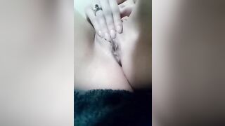 Wife fingering for husband.
