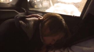 Date Night! Risky Public Blowjob, Almost Caught & Getting a Creampie!