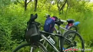 Girl with friend (outdoor)