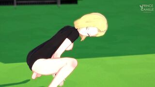 ANDROID 18 COWGIRL RIDING UNTIL HUGE CREAMPIE - DRAGON BALL