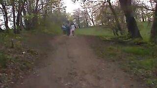 Private Video Magazine threesome in the Anal Park