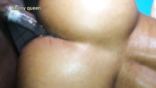 Ebony mistress seduces her house boy into hardcore sex
