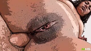 A very naughty milf takes cum inside after getting a stick in her ass - Ana Gomes
