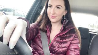 Brunette Medical Driving Girl