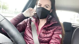 Brunette Medical Driving Girl