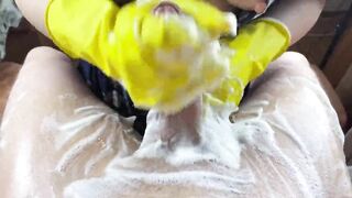 My Hot Housewife Washed My Cock In The Kitchen Until I Came