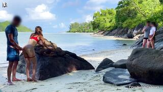 Sandy Beaches and Cute Babes Fucked In Public Nature
