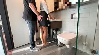 meeting break - workmate impregnates me, business-bitch