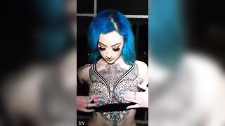The biggest tattoo on a woman