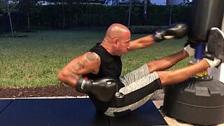 THE ITALIAN POUND MACHINE WORKS OUT EVERYDAY SO HE CAN POUND OUT THE BABES LIKE NO OTHER