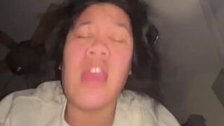 College teen gets rough fucked close up tight Asian pussy pounded