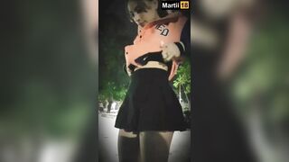 Argentinian student flashes every day after