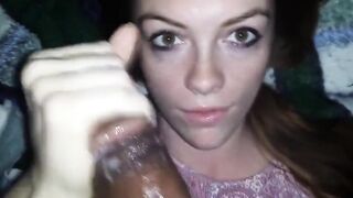 Beautiful Girl With Braces Sucks Off Black Dick