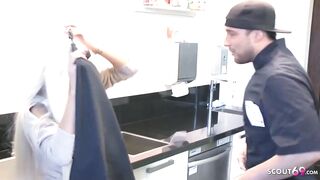 Tight Tini Seduce Fuck by Big Dick Boss at Work German Teen