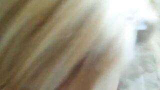 Russian blonde gets a dick.