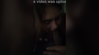 Cum in white lady mouth