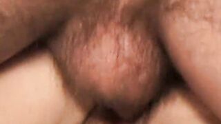 Naughty blonde is fucked by hairy
