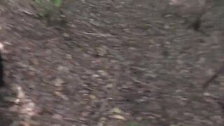 Slut Wife Hooded in Forest and Fucked 1