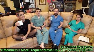 Canada Gets Yearly Medical Checkup From Female Doctor Channy Crossfire Only At GuysGoneGynocom!