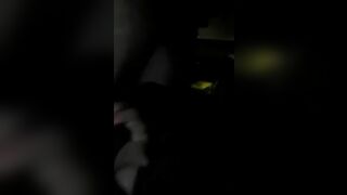 Fat guy taping his girl while she pleases him