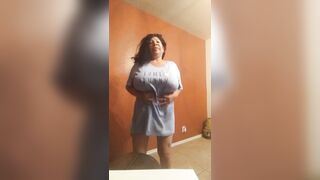 Sucking my nipples