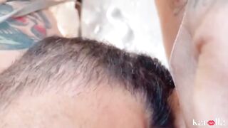 The young brunette went to the beach with her tattooed dick and they fucked outdoors! - www.karolla.com.br