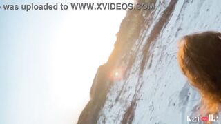 The young brunette went to the beach with her tattooed dick and they fucked outdoors! - www.karolla.com.br