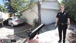 Screw the Cops - Kenzie Madison catches a dirty cop & has sex with him