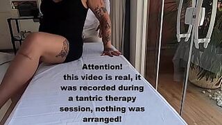 Hidden camera films patient being touched by therapist - Tantric massage - REAL VIDEO