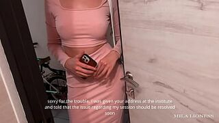 XXX The teacher fucked a luxury, hot, lustful, young student and finished on her pussy - Mila Lioness