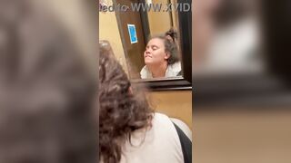 Smashing the hotel maid in bathroom
