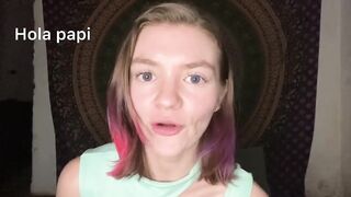 Joi in Spanish with a young gringa! Spanish subtitles!