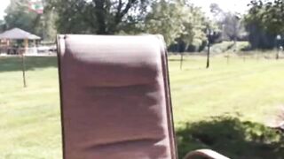Another One 19YO Love Fucking Her Cunt Outside!