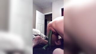 milf anal cucumber squirt