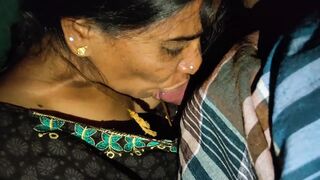 Desi Aunty Giving Hot Blowjob to Uncle