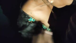 Desi Aunty Giving Hot Blowjob to Uncle