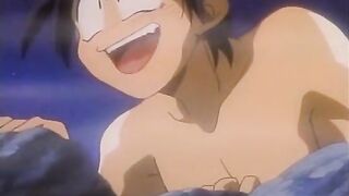 Hentai teen couple in bed